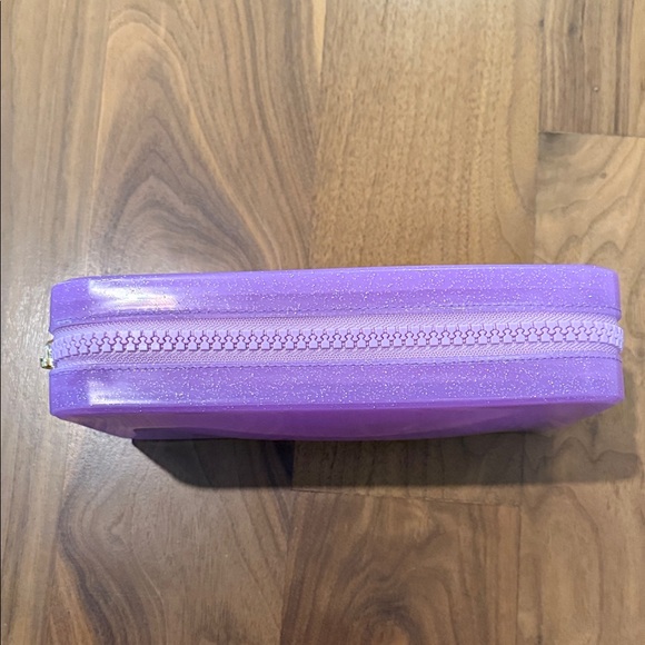 Stoney Clover Lane Purple Grape Glitter Small Jelly Pouch NWOT - Picture 3 of 5